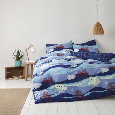bayside by canningvale coast quilt cover set